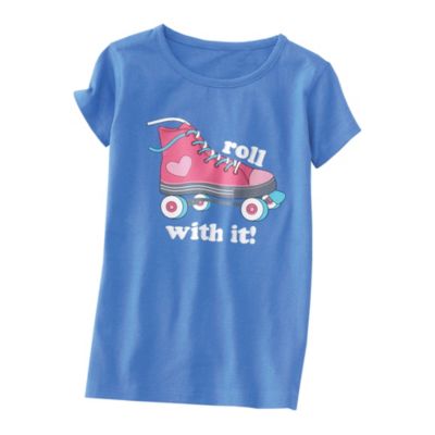 Girls' Tee - Blue - Skate