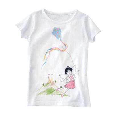 Girls' Tee - White - Kite