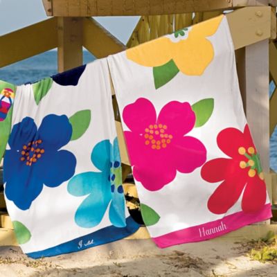 Beach Towels - Flowers