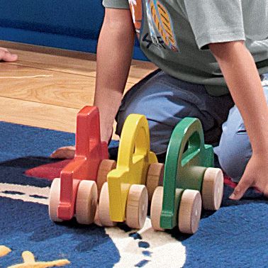 Wooden Vehicle Push Toys