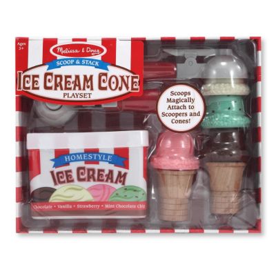Melissa & Doug® Scoop and Stack Ice Cream Cone Set