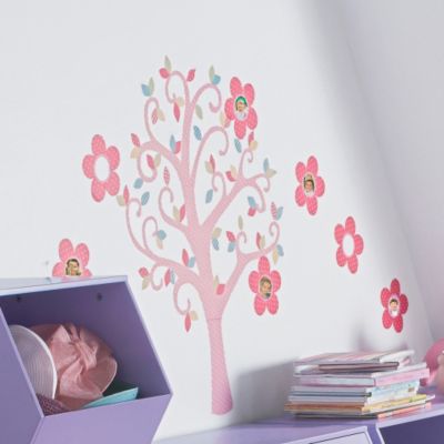 Pink Flower Tree Frame