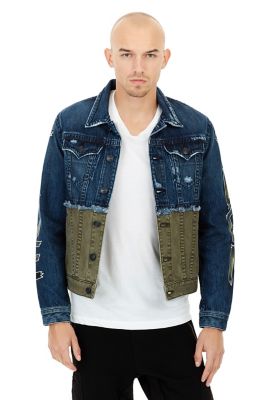 True religion best sale graffiti trucker jacket