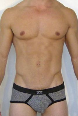 LASC® Striped Pouch Brief