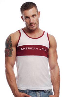 American Jock™ Racer Mesh Tank