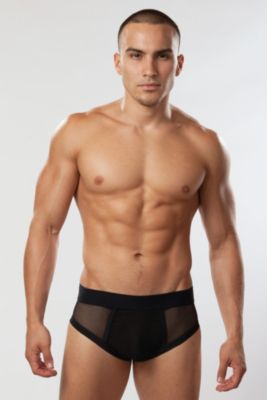 Bon Bon Solid Classic Mesh Brief