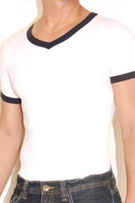 Jocko® Pierre Contrast V-Neck Tee