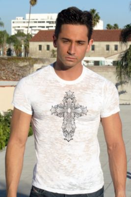 Zodiak Sportswear™ Cross Burnout Tee