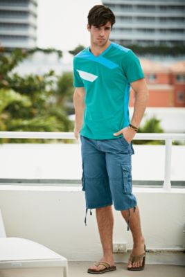 SMASH® SEA SHORE S/S TEE & SEDUKA® CARGO SHORT