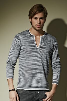 Andres Velasco® Luxembourg Sweater Printed Space Dyed Sweater Knit
