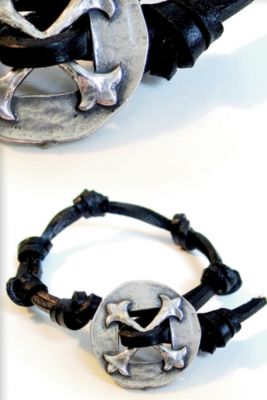 Rave&reg; Black Label Sheild Bracelet