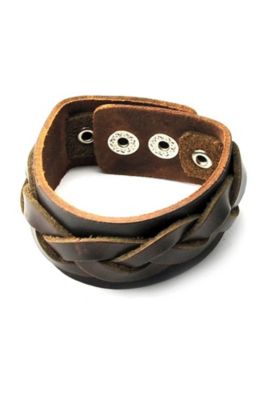 Freestyle® Leather Braid Cuff
