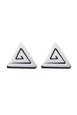 Freestyle® Stainless Steel Triangle Stud Earrings