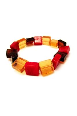 Rave&reg; Retro B*Ch Glass Beads Bracelet