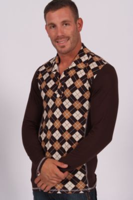 Pistol Pete® Checkers L/S Polo Shirt