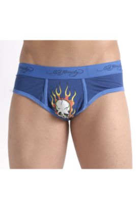 Ed Hardy ® Flaming Skull Brief