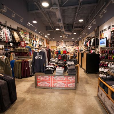 vans store in the mall