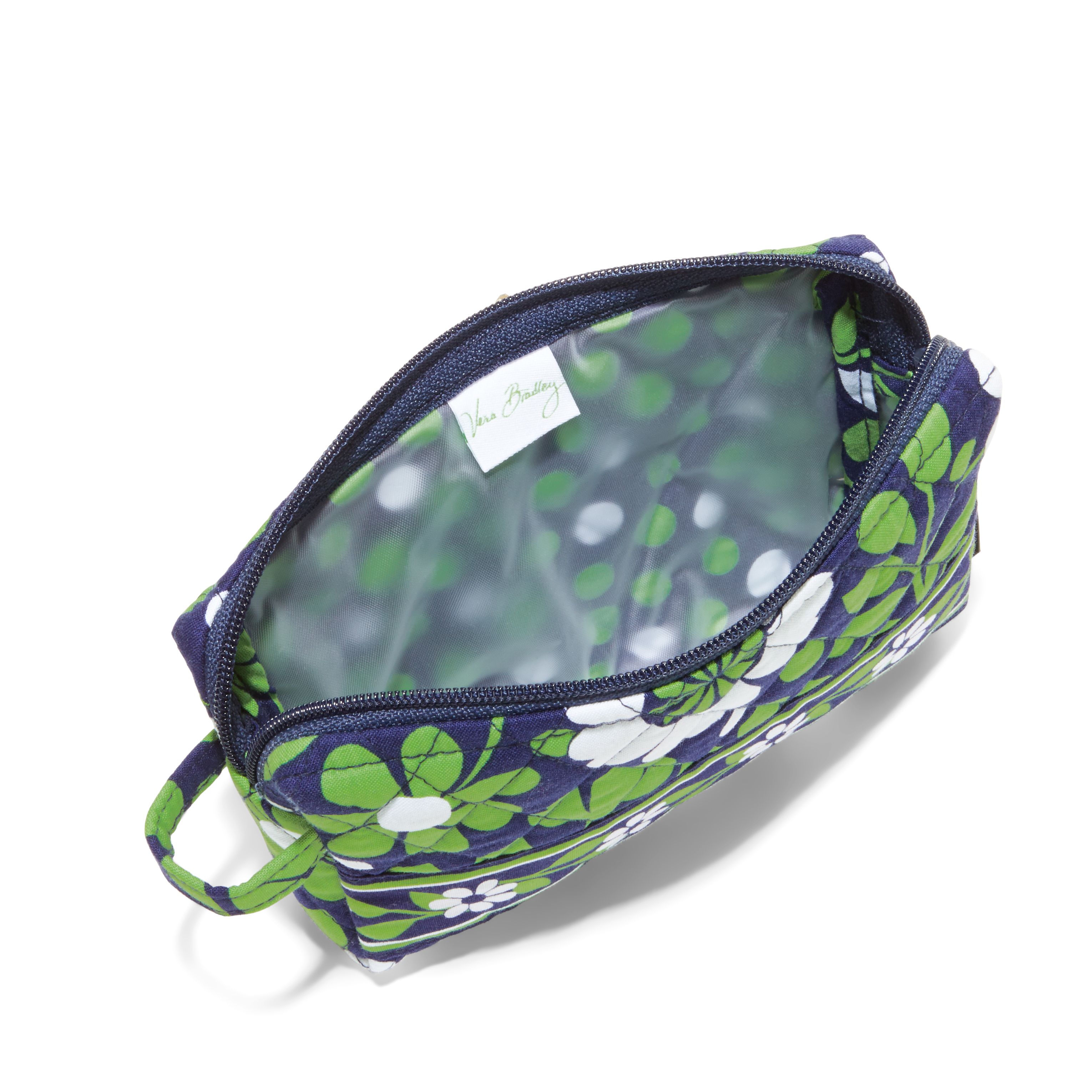 vera bradley round cosmetic bag