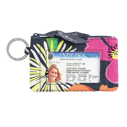 Zip ID Case in Jazzy Blooms
