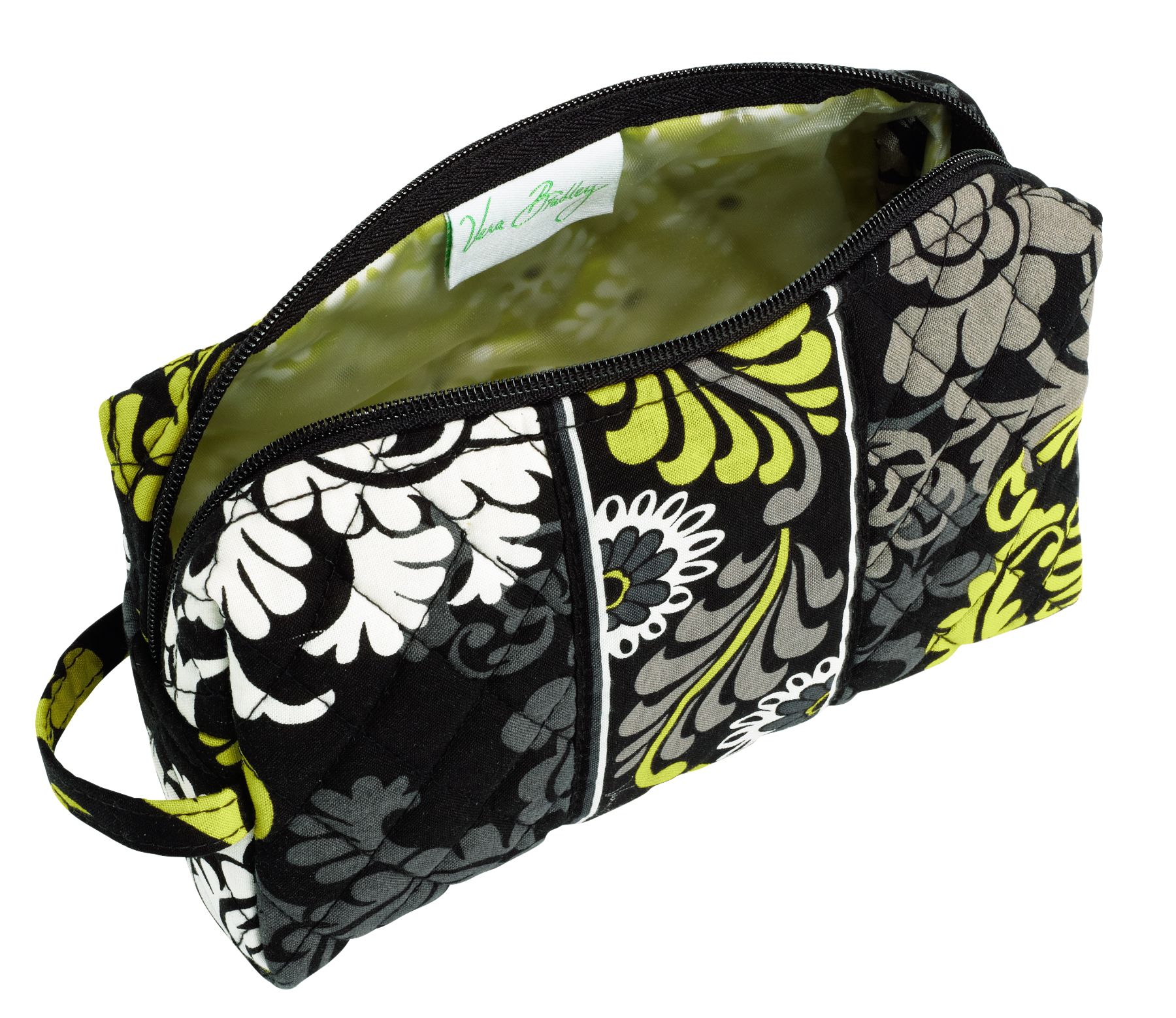 vera bradley cosmetic bag with handles