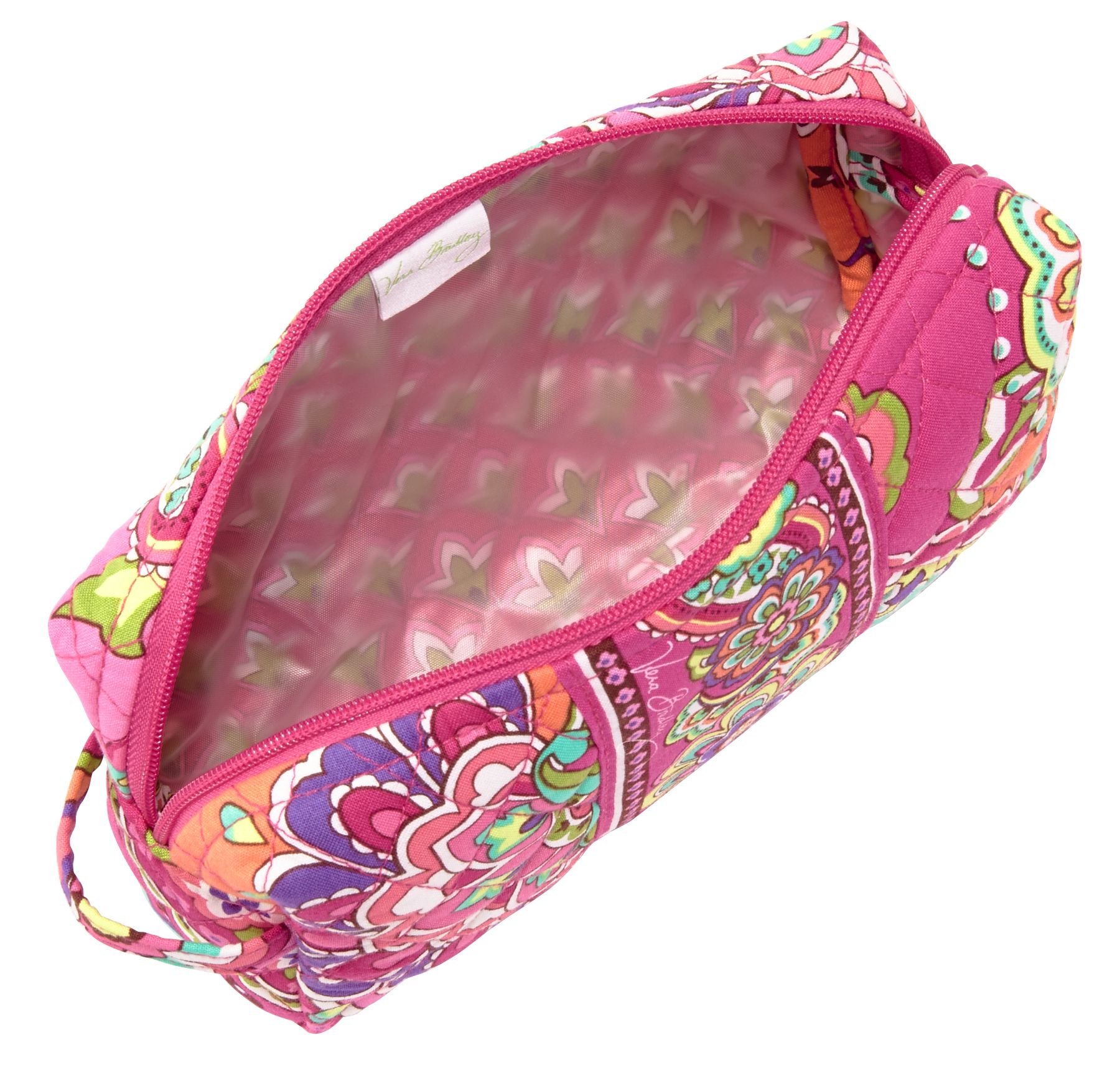 vera bradley round cosmetic bag