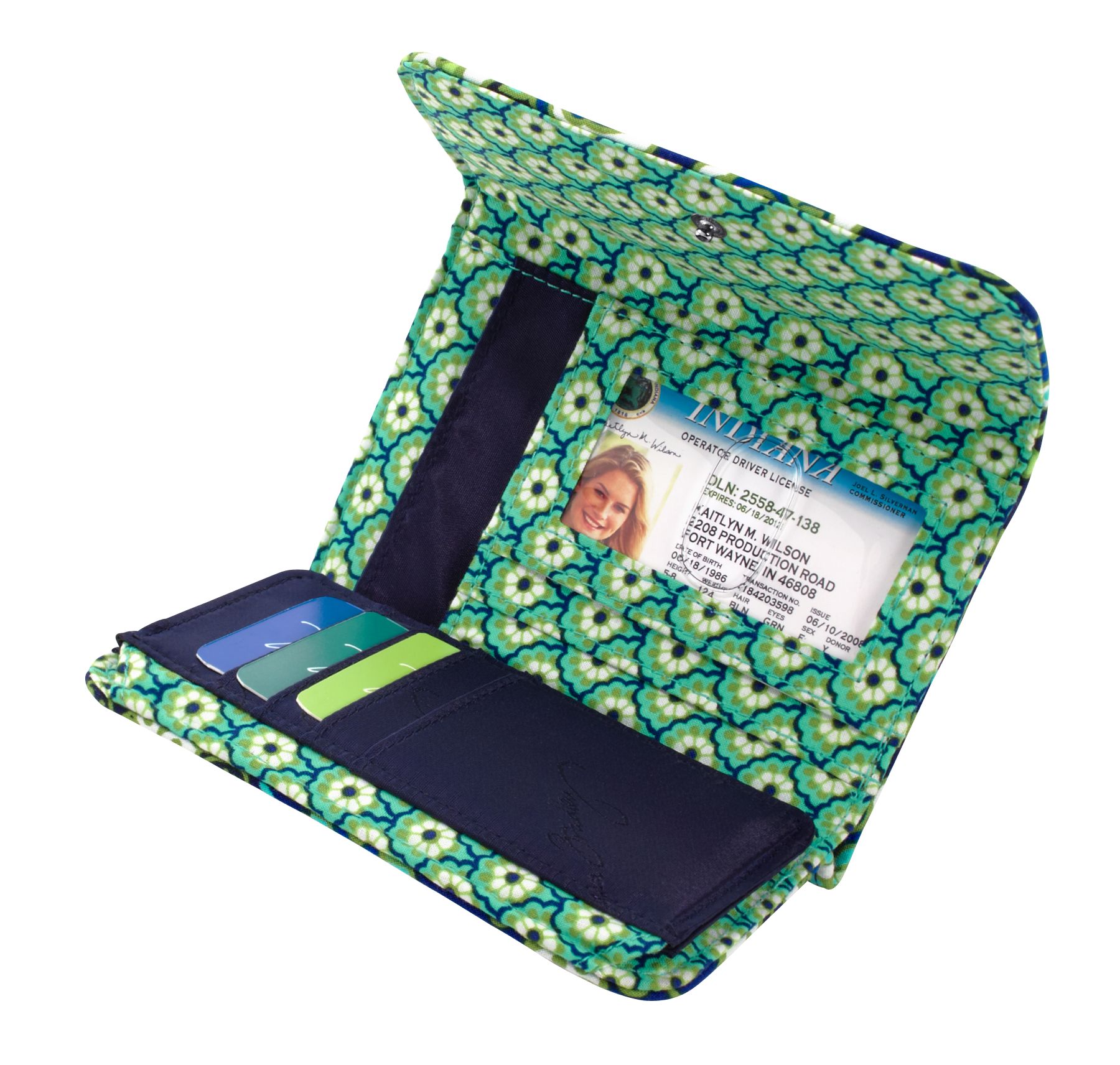 vera bradley hand wallet