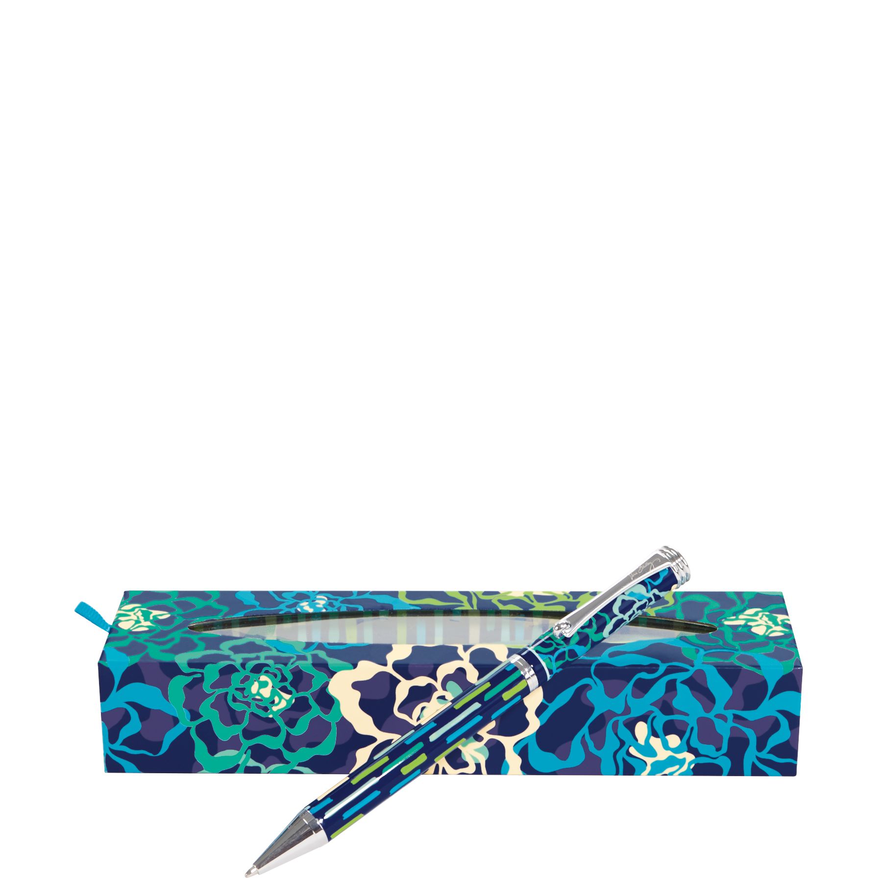 Vera Bradley Ball Point Pen in Katalina Blues