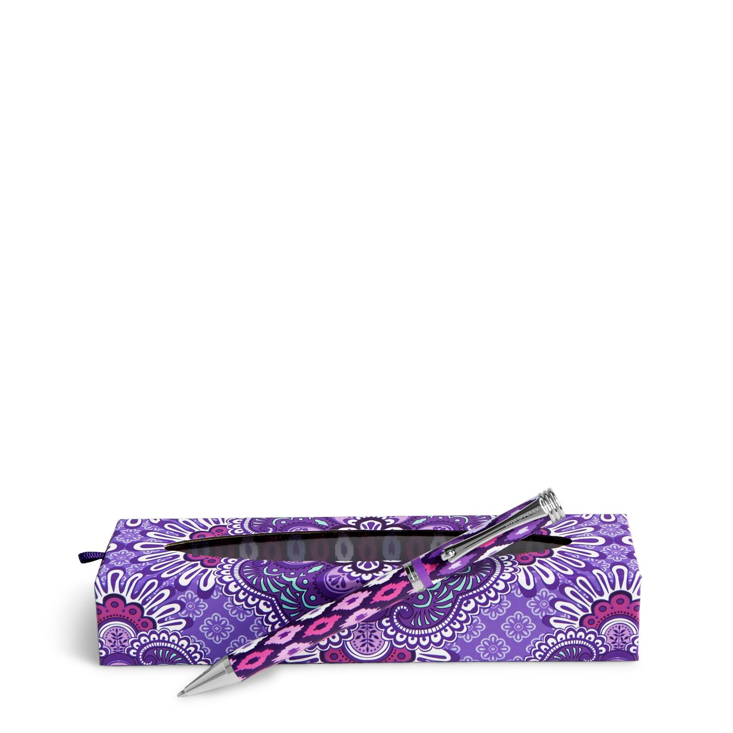Vera Bradley Ball Point Pen in Lilac Tapestry