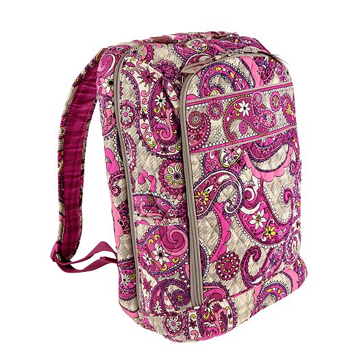 Laptop Backpack in Paisley Meets Plaid