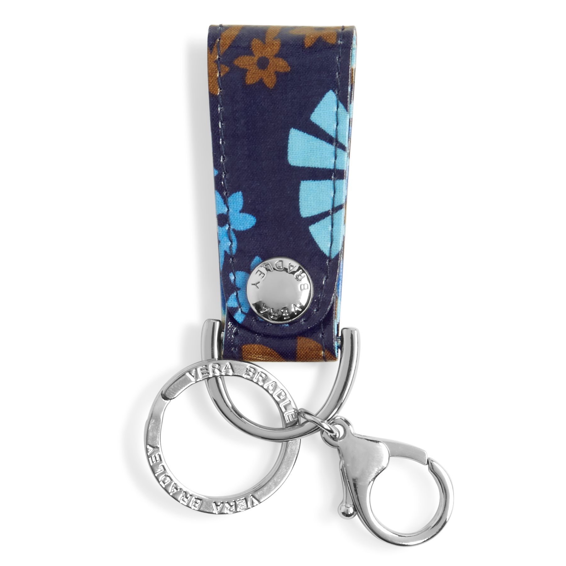 Vera Bradley Loop Keychain in Java Floral