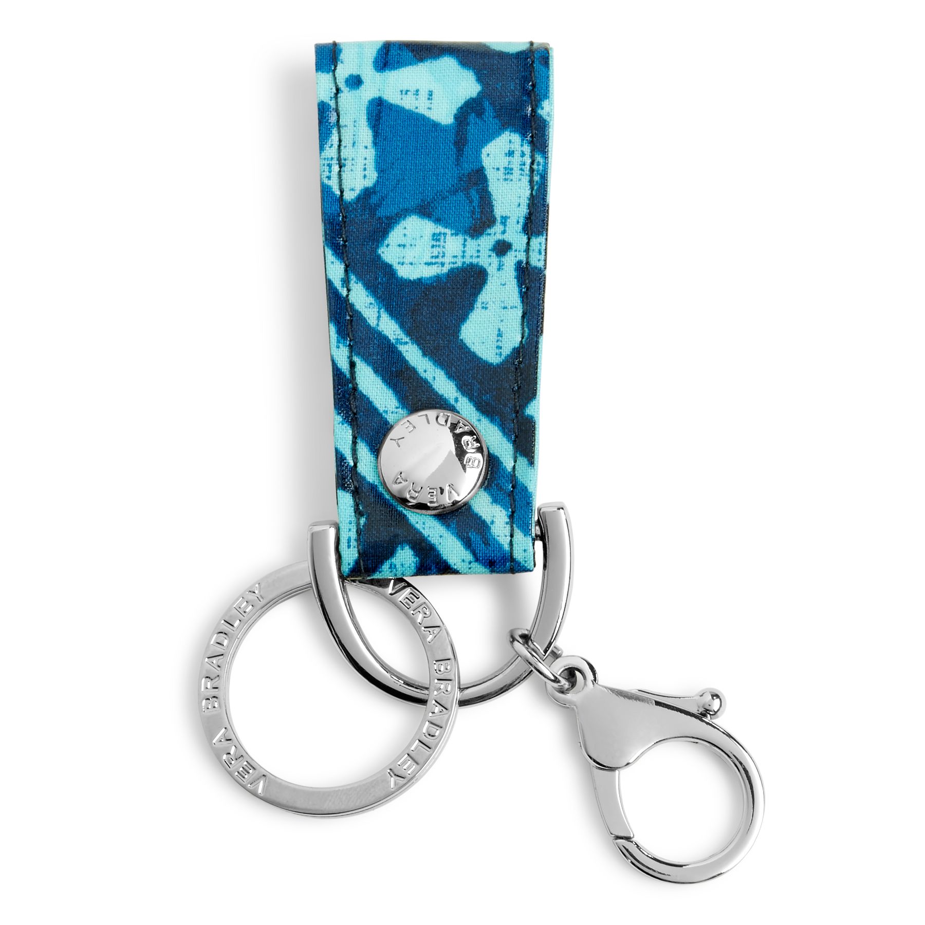Vera Bradley Loop Keychain in Cuban Tiles
