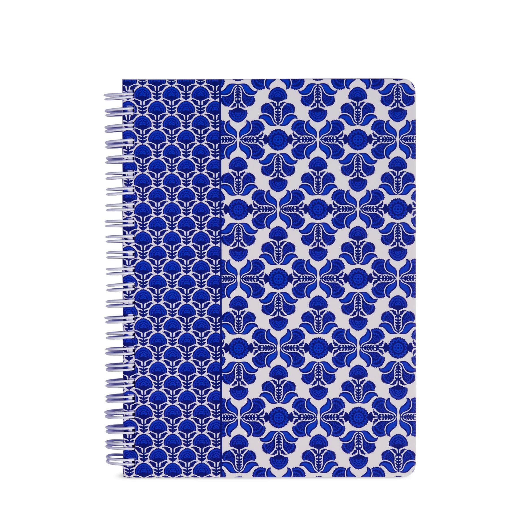 Vera Bradley Mini Notebook with Pocket in Cobalt Tile