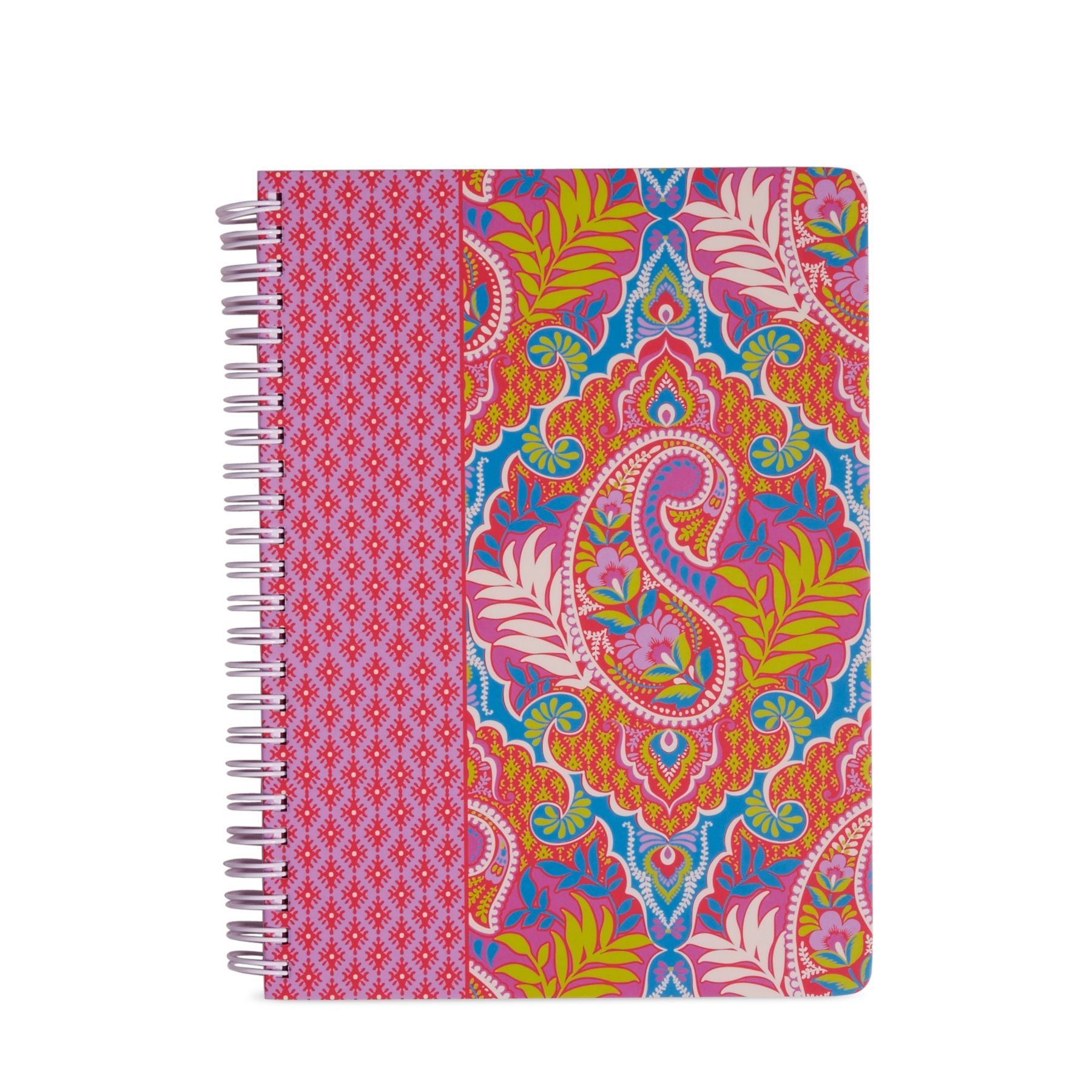 Vera Bradley Mini Notebook with Pocket in Paisley in Paradise