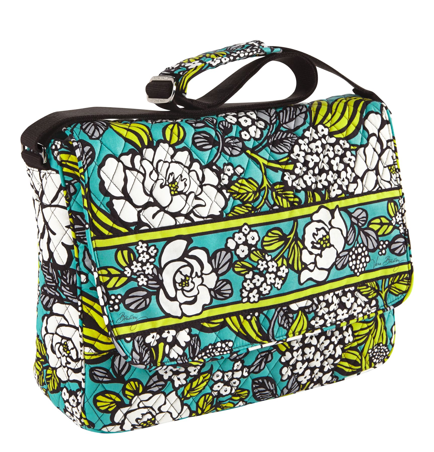 vera bradley frill messenger bag