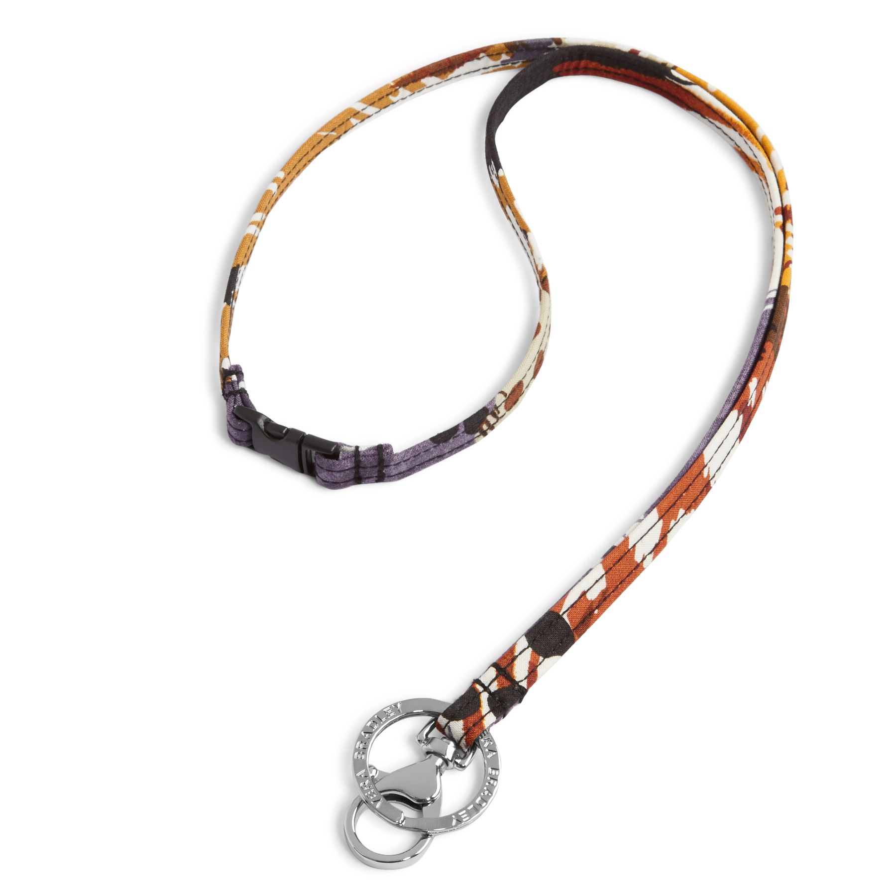 Vera Bradley Breakaway Lanyard in Painted Feathers