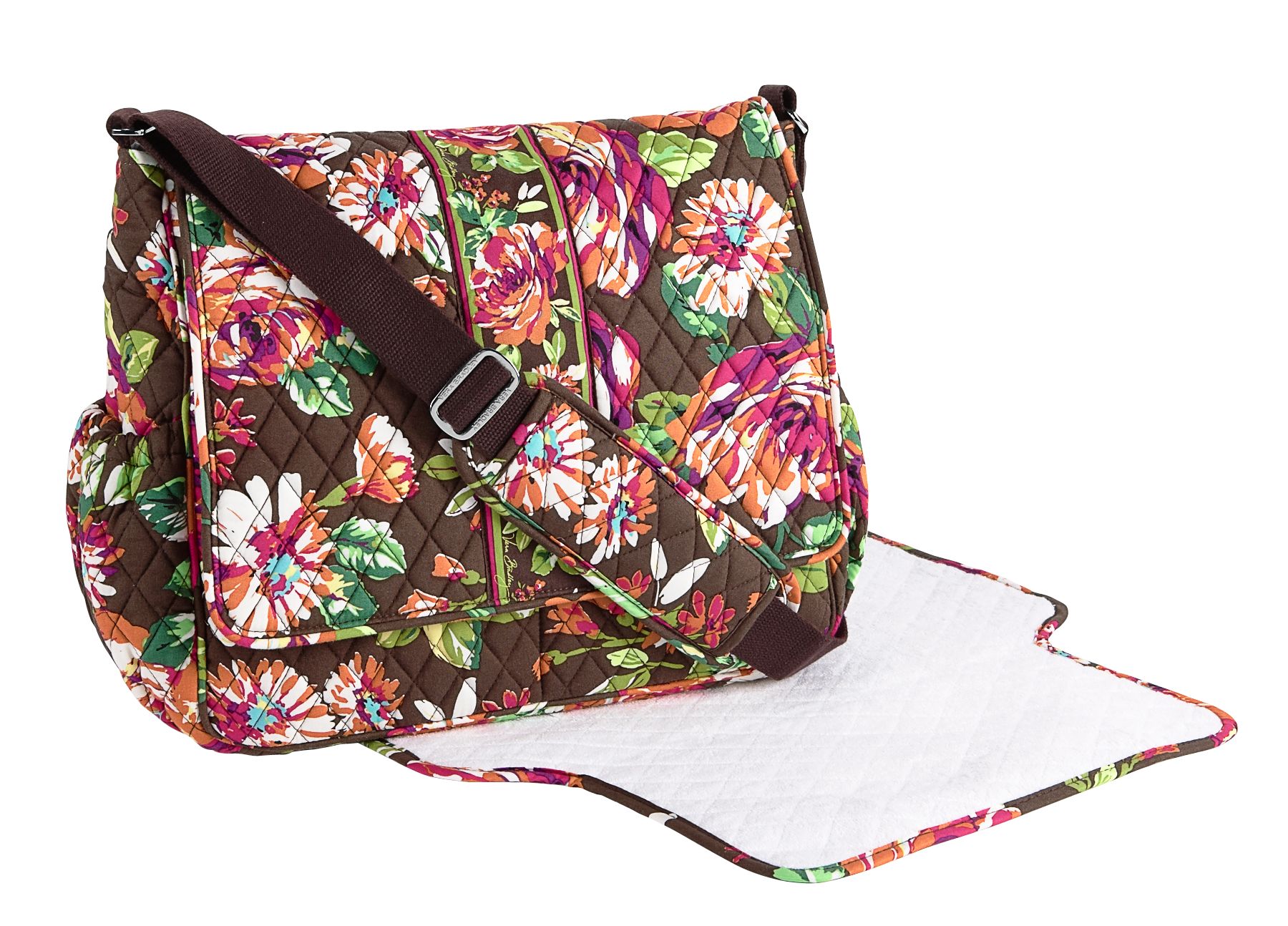 vera bradley frill messenger bag