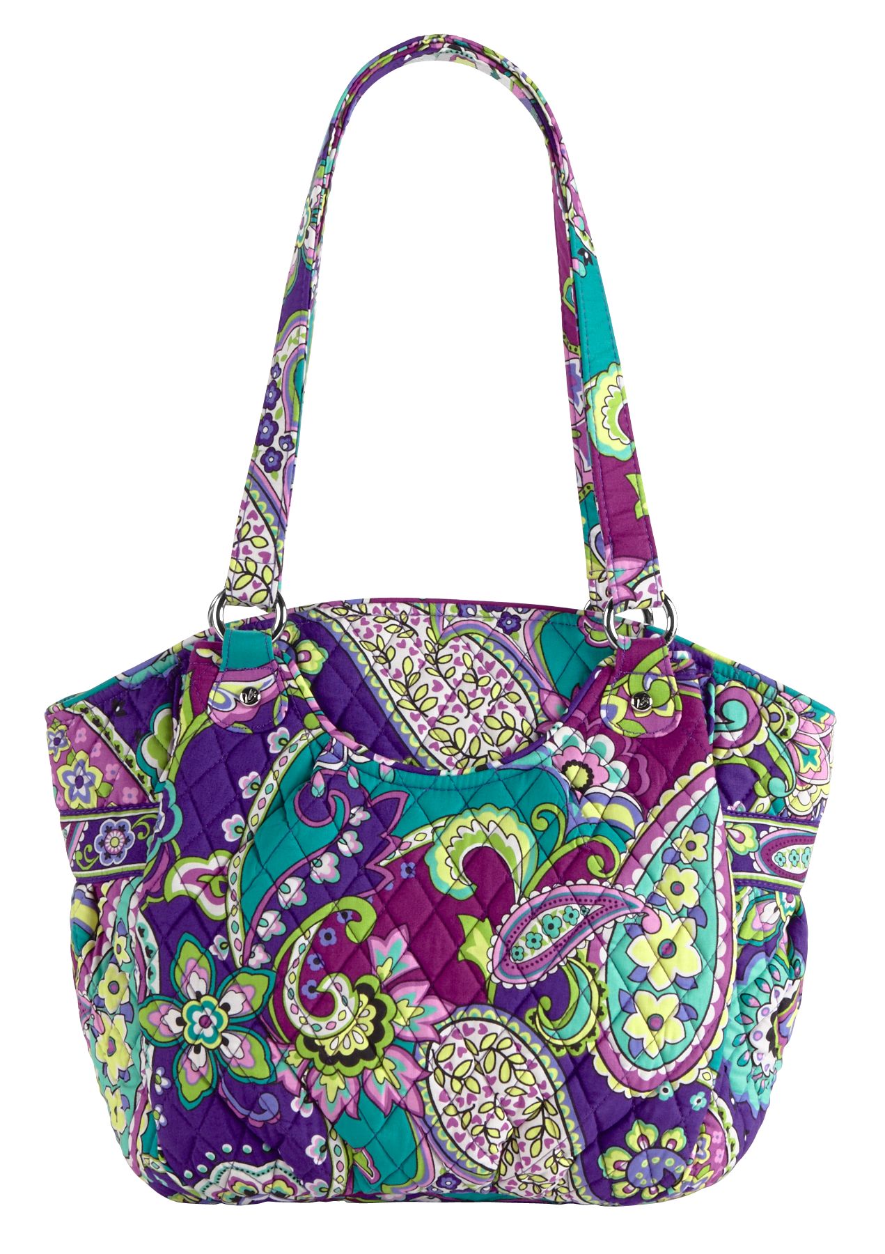 vera bradley women's iconic glenna satchel