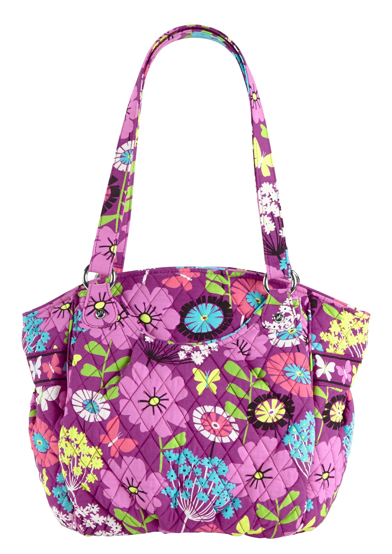 vera bradley glenna shoulder bag microfiber