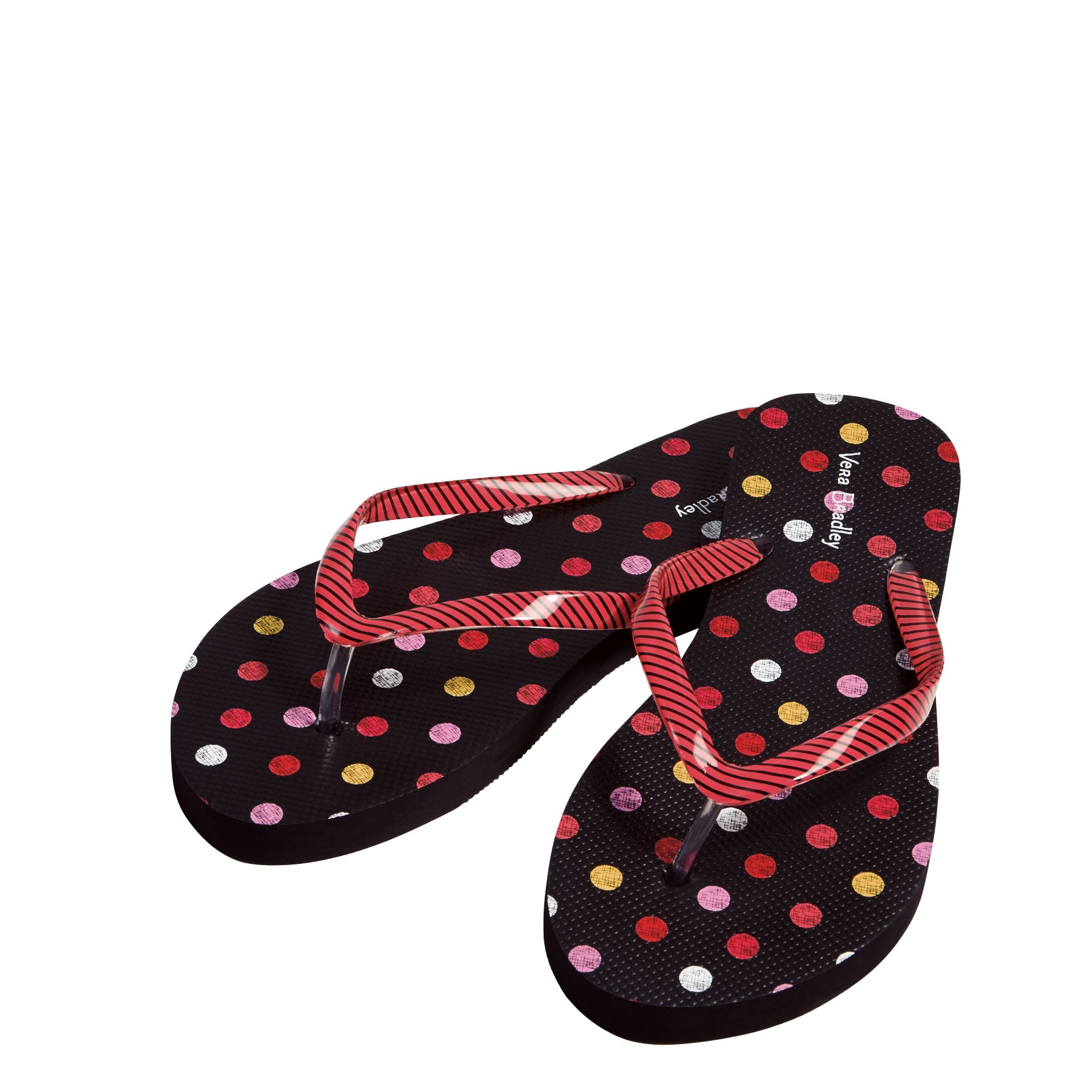 Vera Bradley Flip Flop - Each in Havana Dots