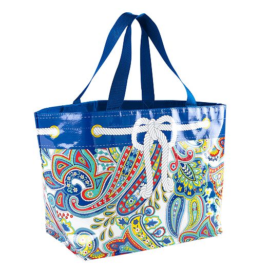 Large Market Tote in Marina Paisley