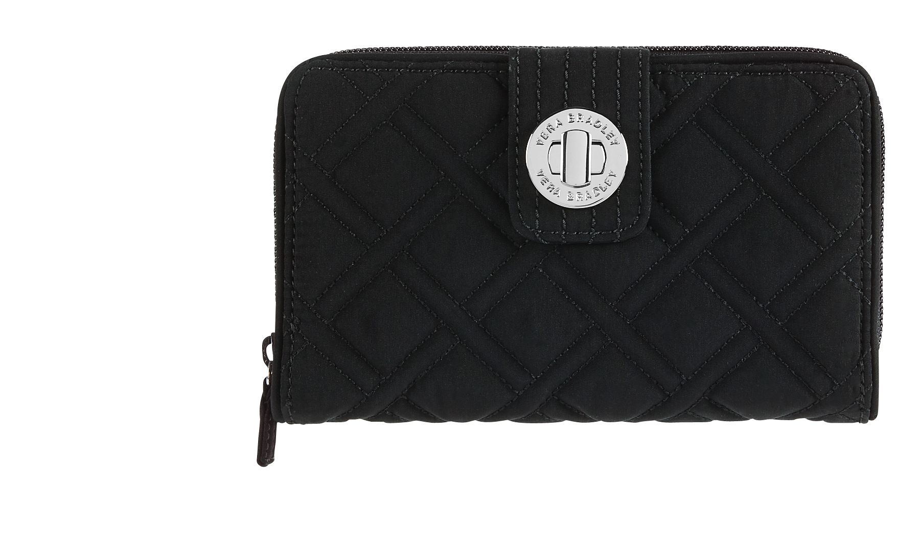 Vera Bradley Turn Lock Wallet in Classic Black