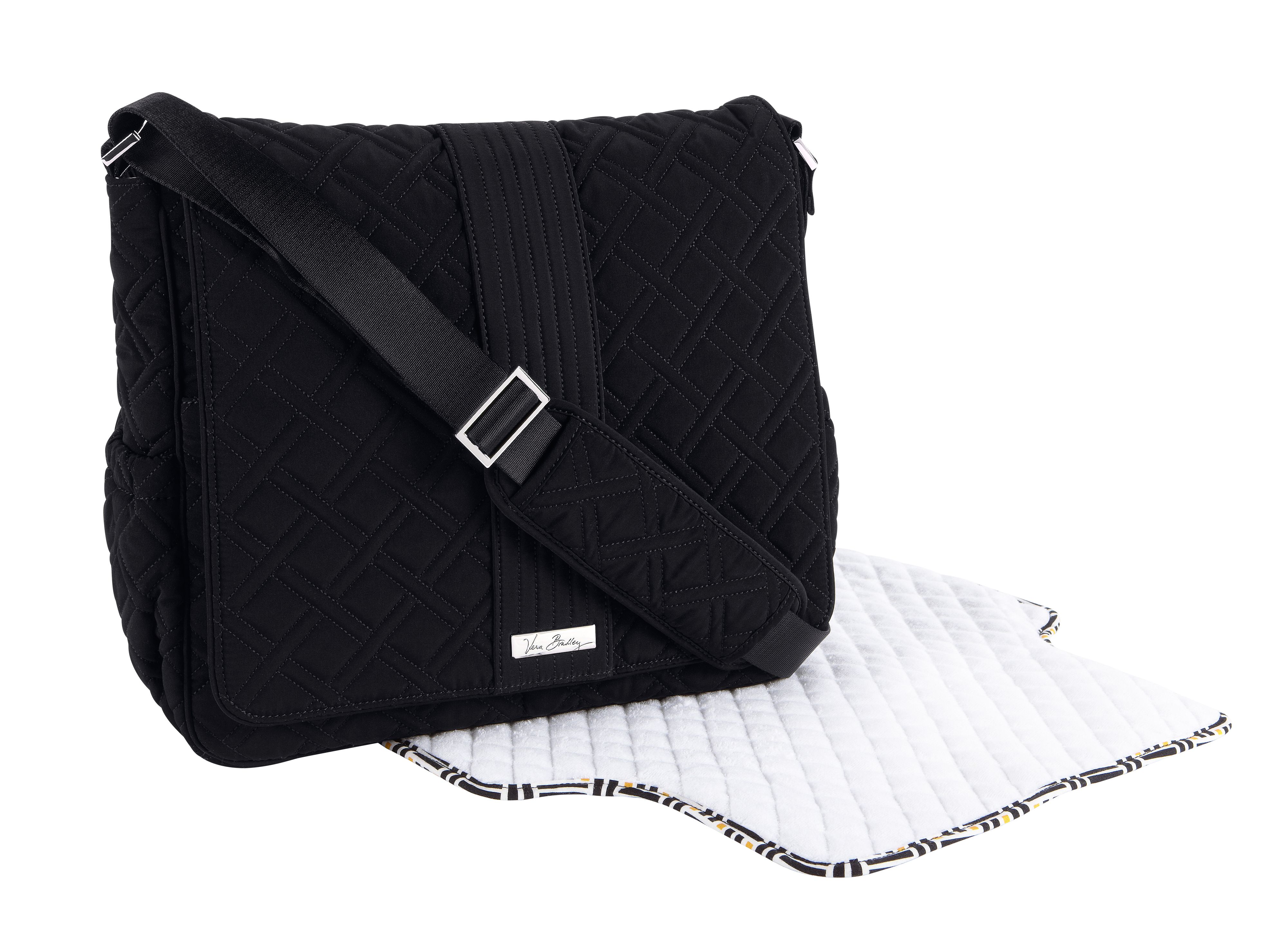 Messenger Baby Bag in Classic Black