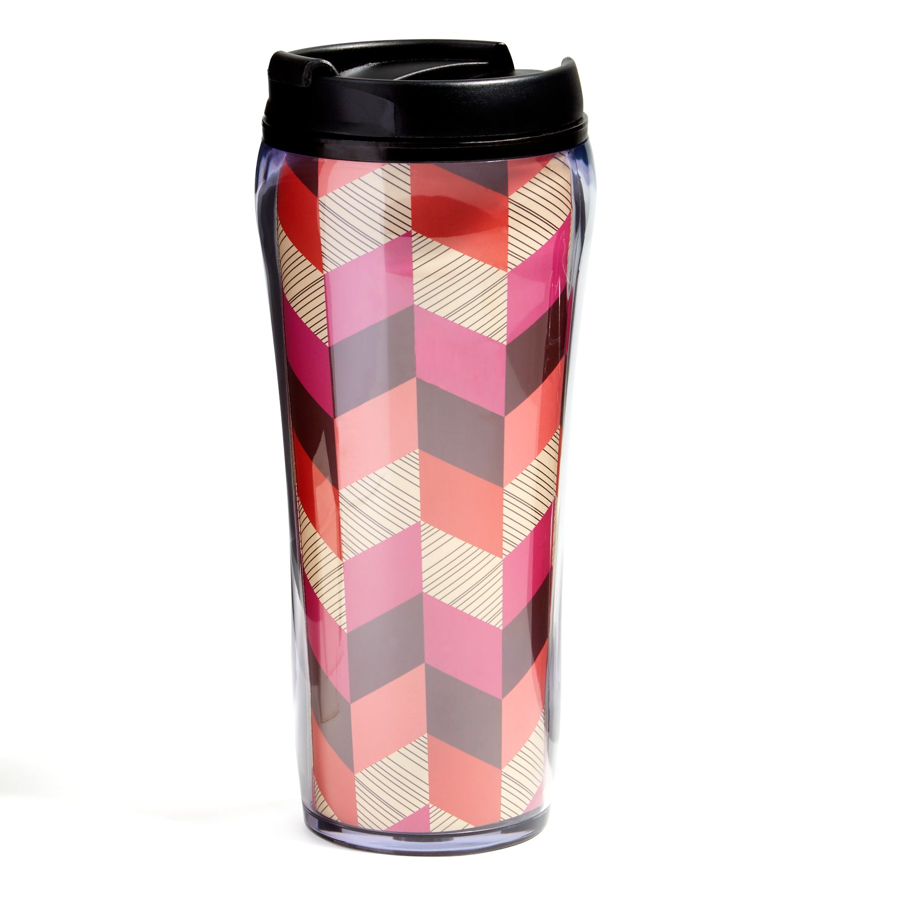 Vera Bradley Travel Mug in Bohemian Chevron
