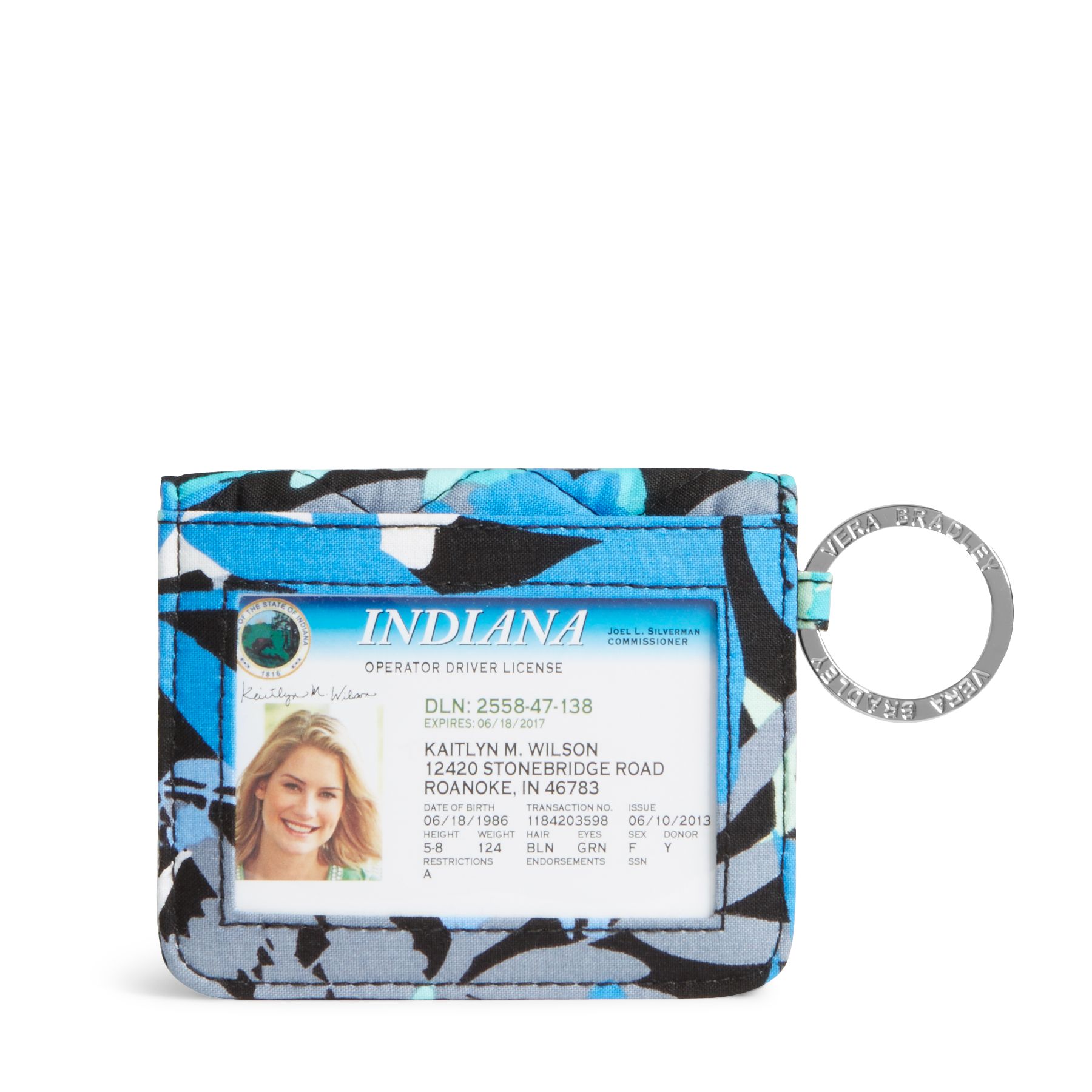 Vera Bradley Campus Double ID in Camofloral