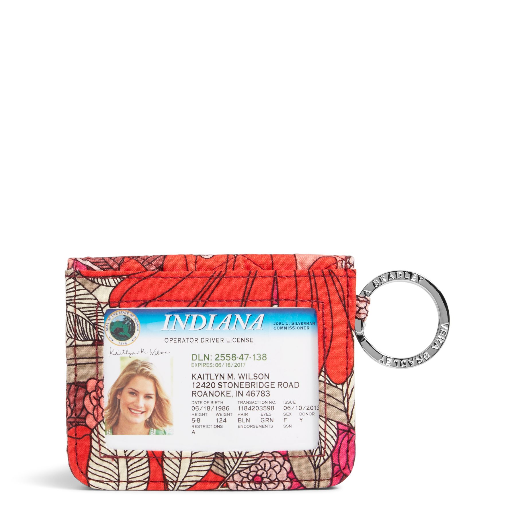 Vera Bradley Campus Double ID in Bohemian Blooms