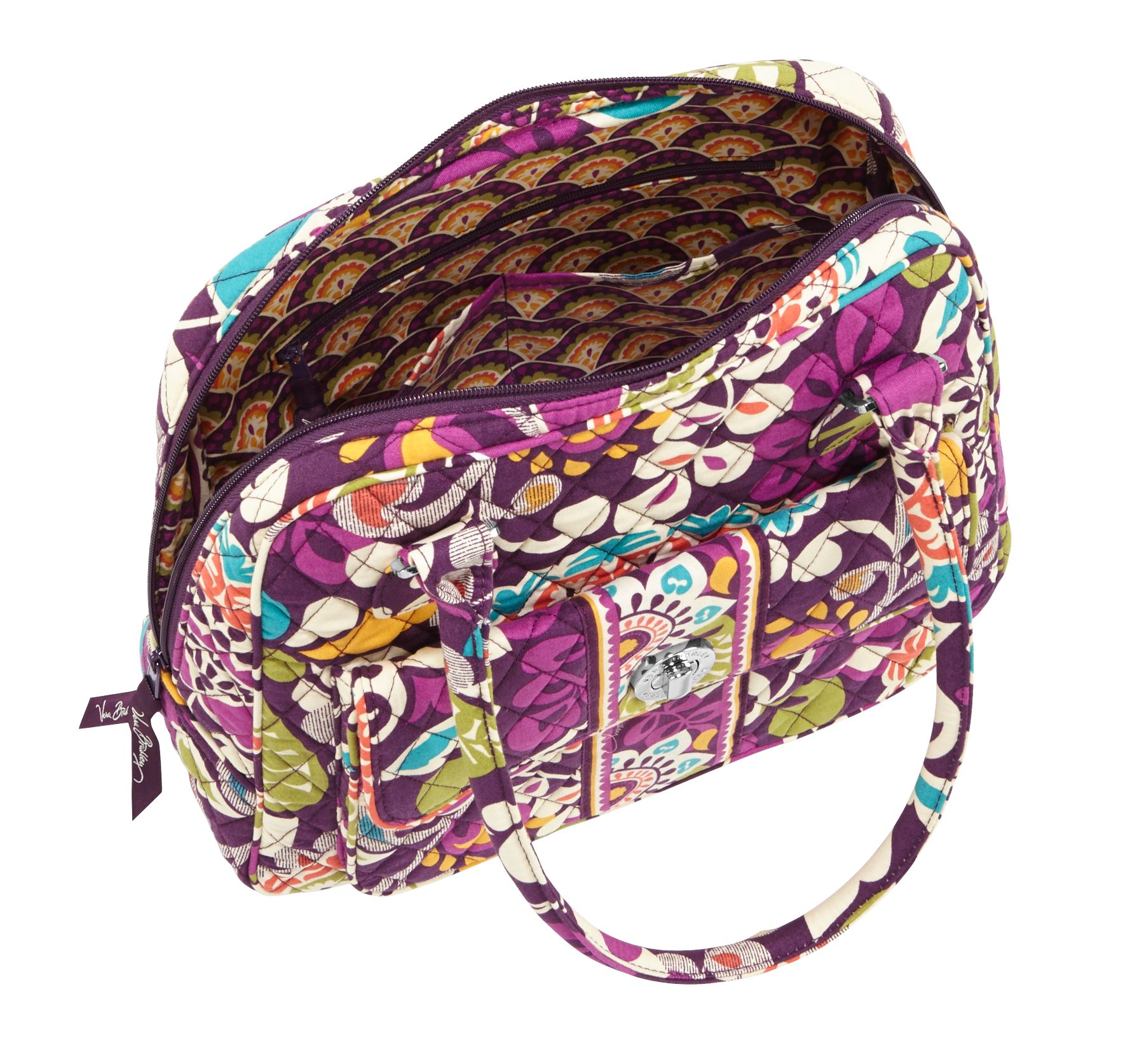 turnlock tote vera bradley