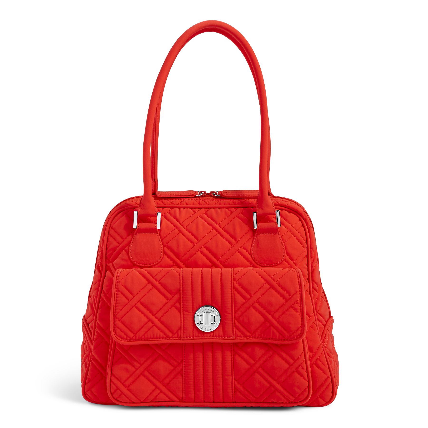 Vera Bradley Turnlock Satchel in Canyon Sunset