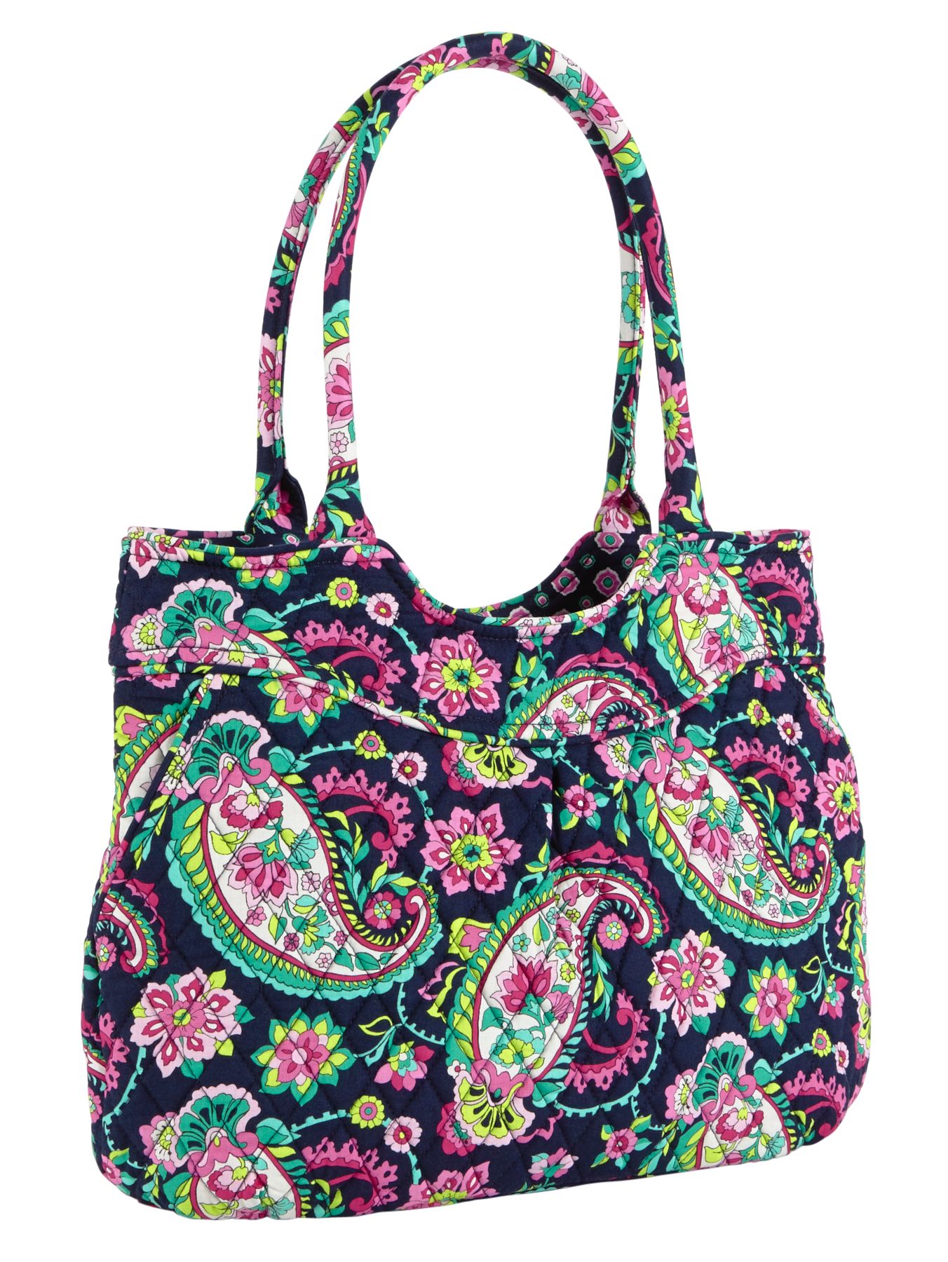 Vera Bradley Pleated Shoulder Bag Satchel eBay