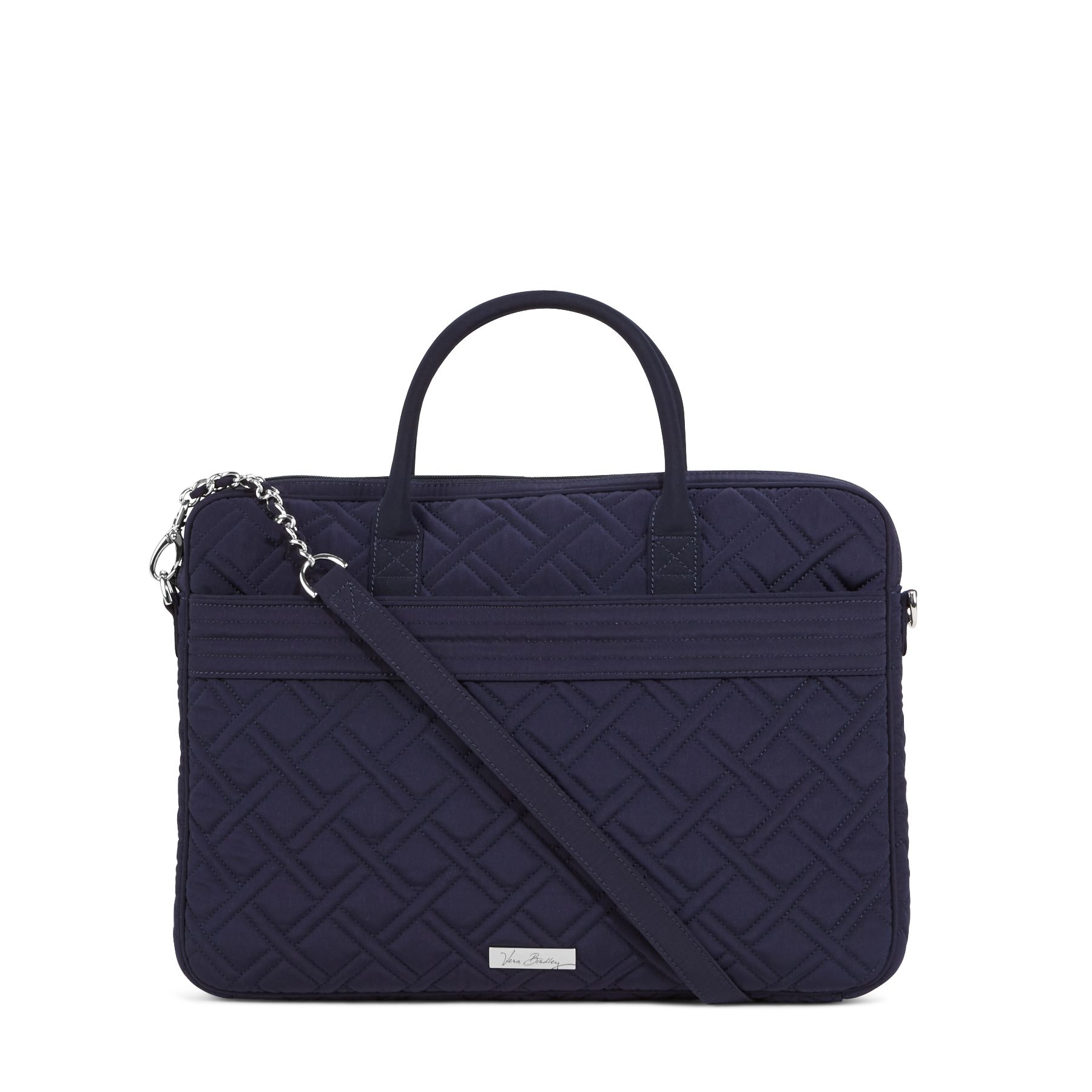 Vera Bradley Laptop Attache in Classic Navy
