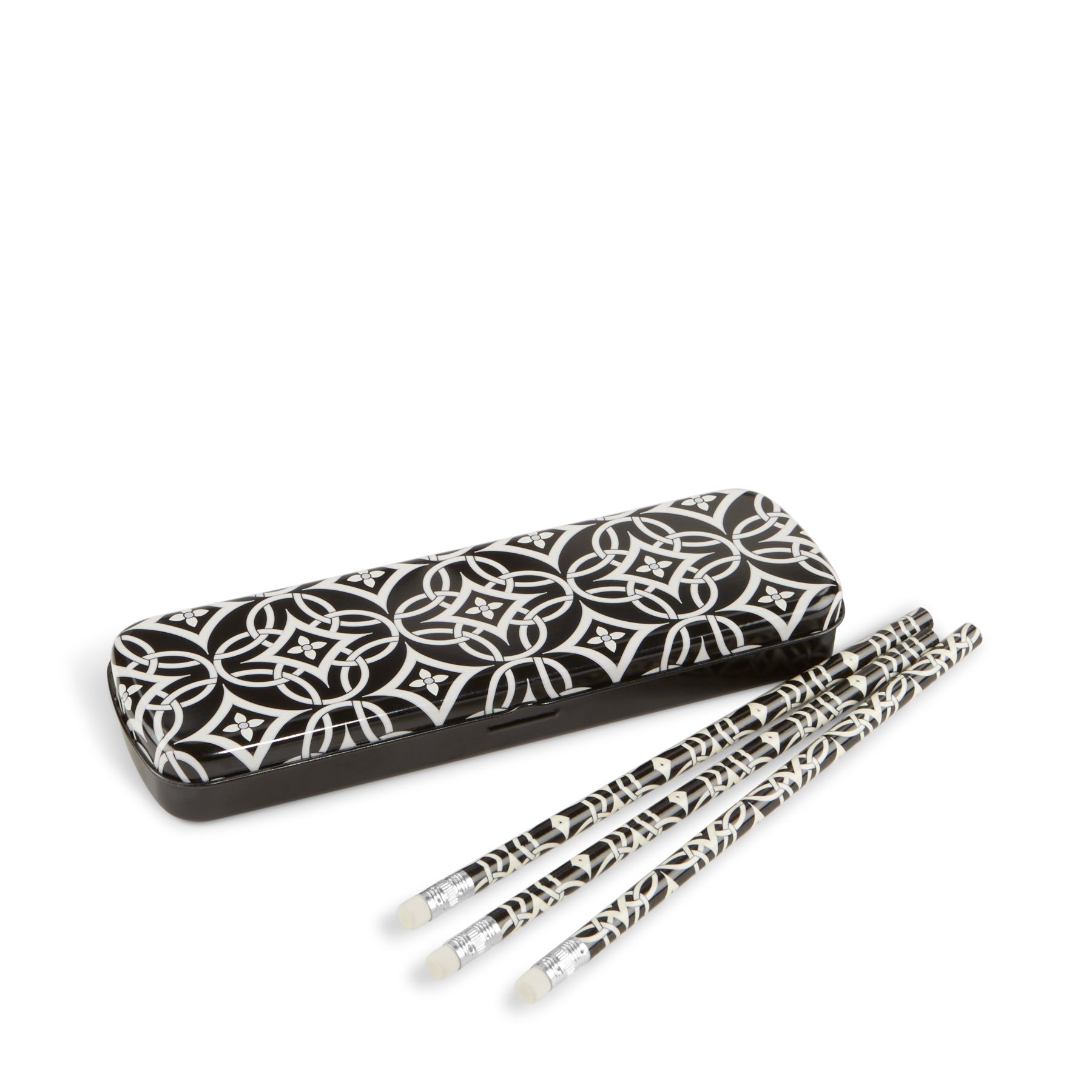Vera Bradley Pencil Set with Tin in Concerto